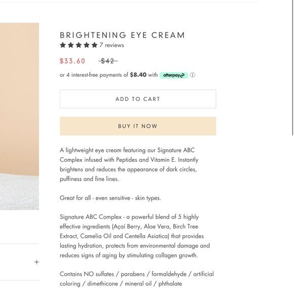 Ona New York Brightening Eye Cream brand new in box 15 ml. Full size - Picture 4 of 6